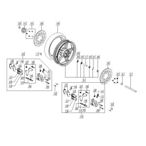 Ruota anteriore Kymco People S 300i