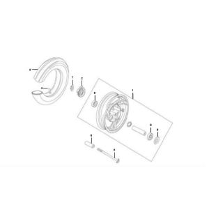 Ruota anteriore Rover Fun 4 tempi