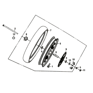 Ruota anteriore Sym Symphony ST E3