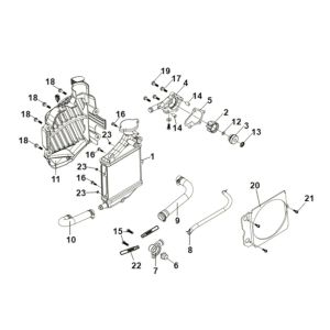 Water pump Sym Symphony ST 125I LC E5