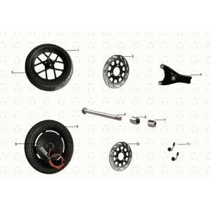 Ruota ASSY Yadea Y1S