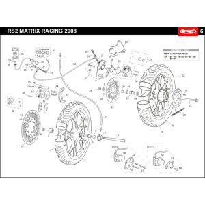 Ruote Rieju Rs2 blu 2006 a 2 tempi