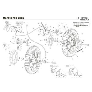 Ruote Rieju Rs2 pro verde 2009 a 2 tempi