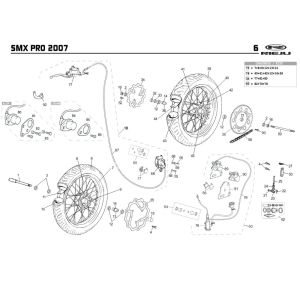 Ruote Rieju SMX pro nere 2008 a 2 tempi