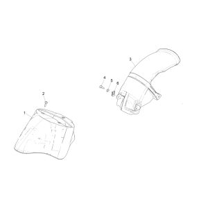 Parafango anteriore Piaggio Zip 50 4 tempi IGET 3V Euro 4