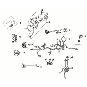 Cablaggio Sym Fiddle IV 50 Euro 5