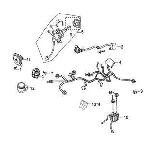 Cablaggio Sym Mio 50I E5
