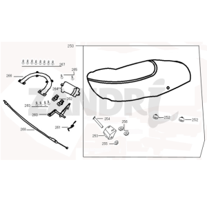 sella BTC Riva Sport pantone blu