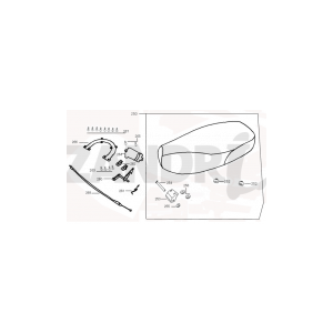 Sella Santini Capri 125 argento