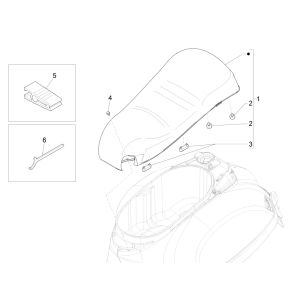 Sella Vespa GTS 300 HPE 4V IE ABS Euro 4 2019