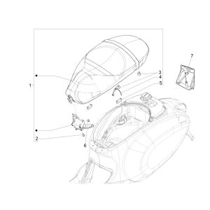 Sedile ABS Vespa Sprint 125 3V IE Euro 5 2021