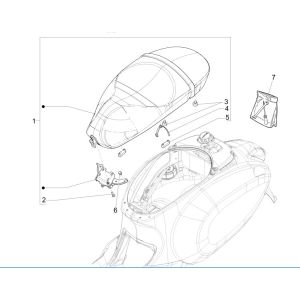 Sella Vespa Sprint 125 3V IE ABS