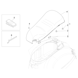 Sella Vespa GTS 125 IE ABS Euro 5 2021