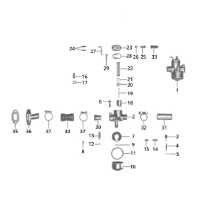 Carburatore Bing Zundapp C50 Sport 517-21L0