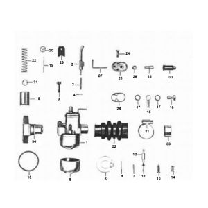 Carburatore Zundapp 4 marce vecchio tipo