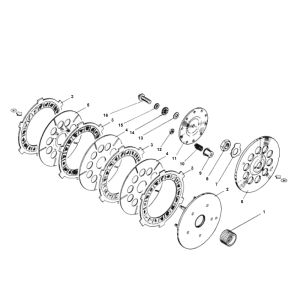 Frizione Zundapp a 4 marce nuovo tipo