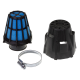 Filtro aria Polini Blue Air Box 32 mm dritto
