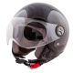 Casco jet Vito Loreto nero opaco