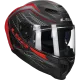Casco integrale LS2 Dragon Carbon Subic FF807 rosso opaco