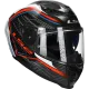 Casco integrale LS2 Dragon Carbon Subic FF807 bianco / blu / rosso