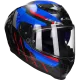 Casco integrale LS2 Dragon Carbon Trax FF807 blu / rosso