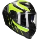 Casco integrale LS2 Dragon Carbon Trax FF807 giallo fluo