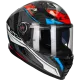 Casco integrale LS2 Vector II Carbon Savage FF811 bianco / blu / rosso