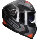 Casco integrale LS2 Vector II Splitter FF811 titanio opaco / rosso