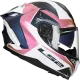 Casco integrale LS2 Challenger II Flaman FF817 viola / rosa