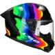 Casco integrale LS2 Rapid III Flow FF820 nero / multicolore