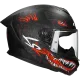 Casco integrale LS2 Rapid III Kaiju II FF820 nero / rosso / bianco