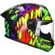 Casco integrale LS2 Rapid III Lycant FF820 viola / verde