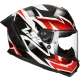 Casco integrale LS2 Rapid III Xtrem FF820 bianco / nero / rosso