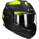 Casco modulare (mentoniera reversibile) LS2 Advant X Nova FF901 nero / giallo fluo