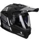 Casco adventure LS2 Pioneer II Hill MX702 nero opaco / bianco