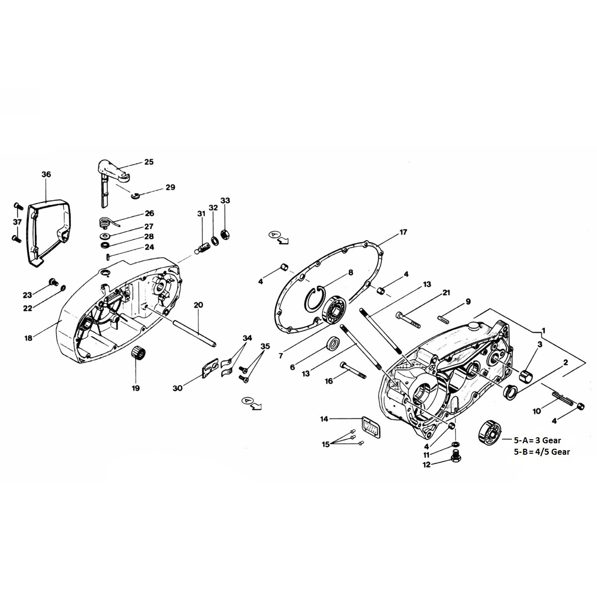 Carter - Coperchio frizione Zündapp C50 Sport 529-010