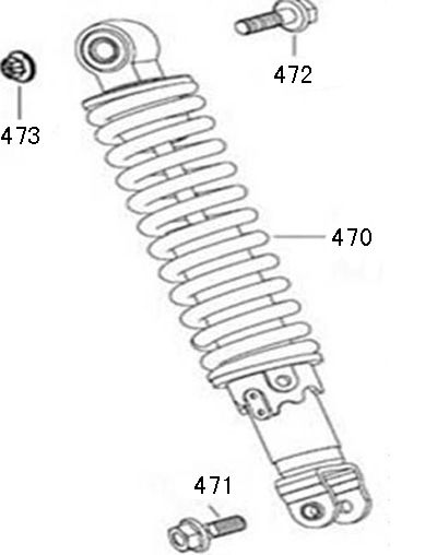 Ammortizzatore AGM R8 50 4T AC