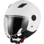 Casco jet Vito Uno bianco lucido