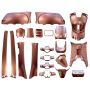 Set di Carene AGM VX50/VX50s/Riva/Riva Sport/China LX/S Rose Gold da 19 pezzi