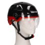 Casco Speed pedelec Vito E-light con visiera nera lucida e rossa