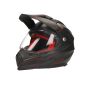 Casco motocross Vito Molino nero opaco/rosso