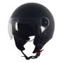 Casco jet Vito Loreto nero opaco