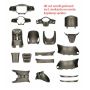 Kit Carene China LX Scooter VX VX50S Riva Napoli Benson Touring Toscana Lux VXL RL Azzurro Rimini Delphi GTS Antracite Opaco 18 Pezzi