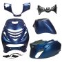 Kit Carene SP Look Piaggio Zip 2000 Blu Opaco BMW M45 Illuminazione LED DMP 6 Pezzi