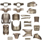 Kit carene Agm VX(S) / Btc Riva(S) / GTS Toscana / Senzo Rivalux Champagne 21-pezzi