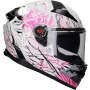 Casco integrale LS2 Vector II Darflo FF811 bianco / rosa