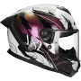 Casco integrale LS2 Rapid III Boho FF820 bianco / nero / rosa