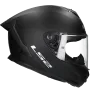 Casco integrale LS2 Rapid III Solid FF820 nero opaco