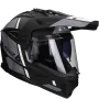 Casco adventure LS2 Pioneer II Hill MX702 nero opaco / bianco