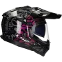 Casco adventure LS2 Pioneer II Rangi MX702 nero / viola